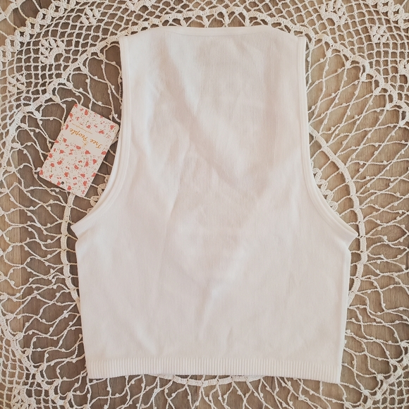 FREE PEOPLE | Strapped In Seamless Ribbed Brami Crop Top - Picture 8 of 9